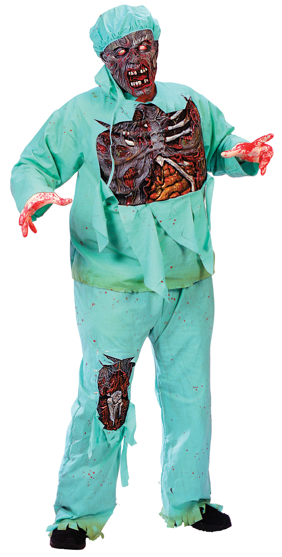 interval Prøv det Dovenskab Adult Zombie Doctor Plus Size Costume - CostumePub.com