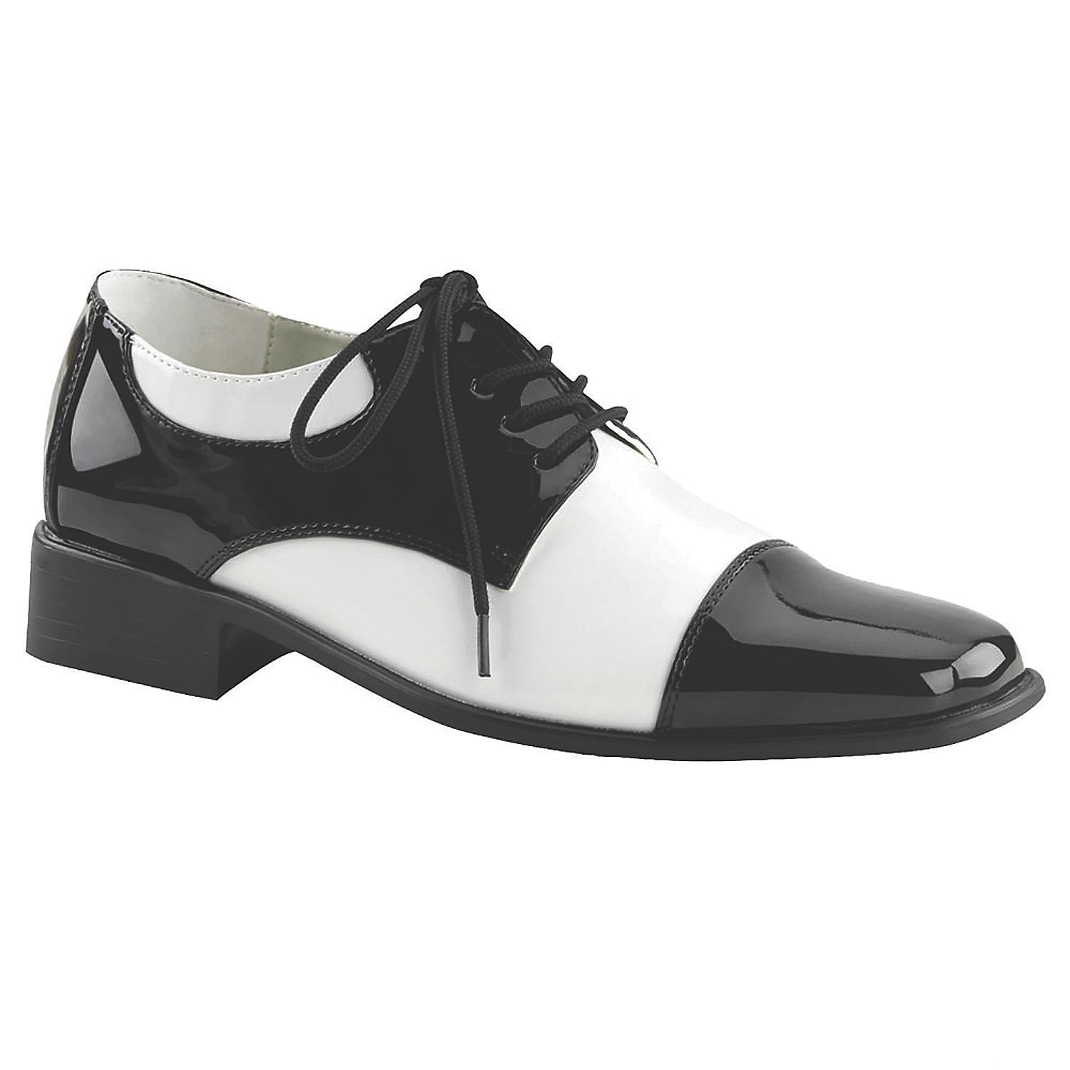 black & white saddle oxford shoes