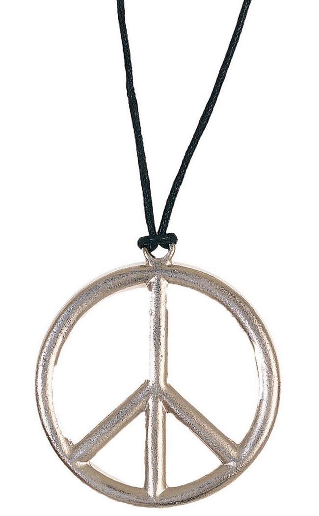 Metal Peace Necklace