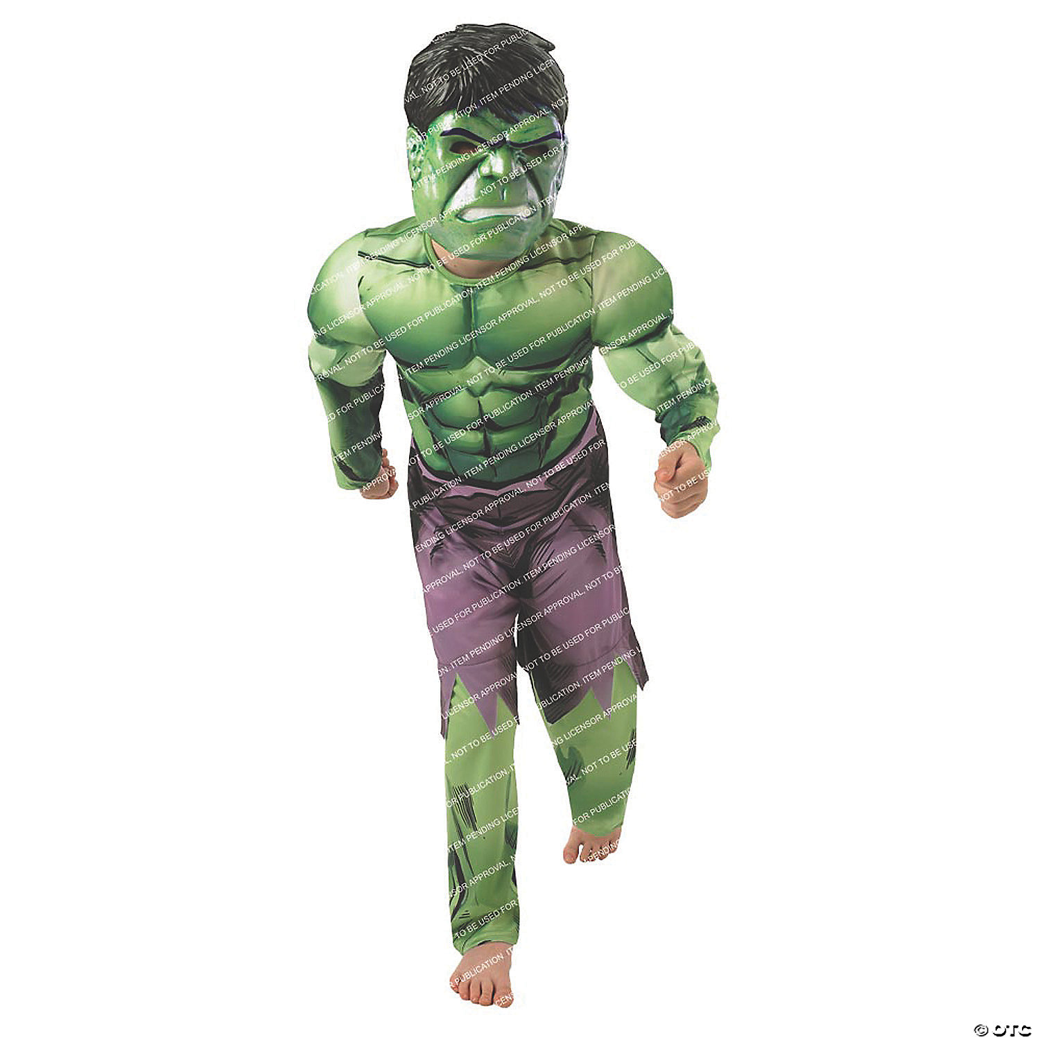 Kids Halloween Costume Avengers Hulk