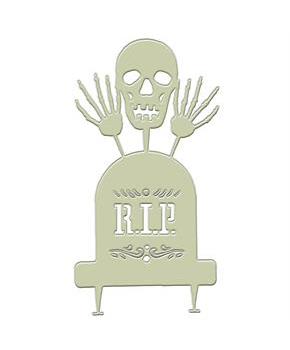 Grave Yard Set With Skull