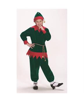 Child Velvet Elf Suit