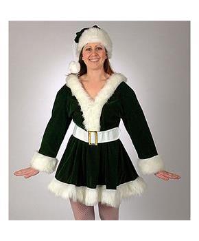 Green Velvet Perky Pixie Costume