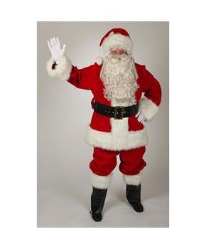 Regal Red Velvet Santa Pants