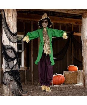 Light-Up Hanging Animated Scarecrow Halloween Decoration 6 Ft.