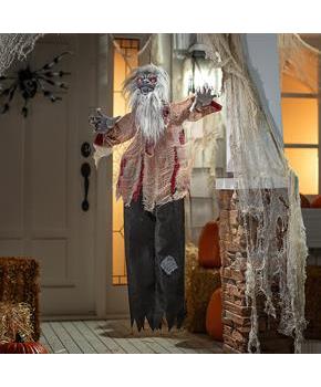 Hanging Animated Tattered Werewolf Halloween Decoration 31 1/2" x 47 1/4"