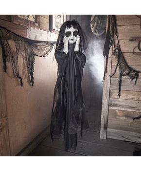 Hanging Spooky Undead Girl Halloween Decoration 11 3/4" x 43 1/4"