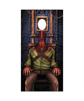 6 Ft. Head Ripper Photo Prop Cardboard Cutout Stand-Up Halloween Decoration