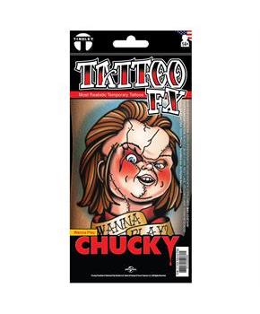 Tinsley Transfers Seed of Chucky Chucky Wanna Play Temporary Tattoo
