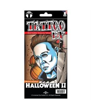Tinsley Transfers Halloween II Michael Halloween Temporary Tattoo