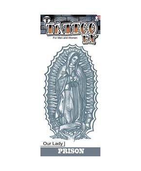 Tinsley Transfers Prison Our Lady Temporary Tattoo