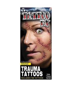 STITCHED TRAUMA TATTOO FX