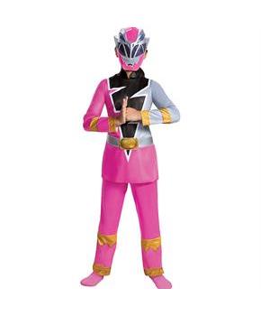 Girl's Pink Ranger Dino Fury Deluxe Costume