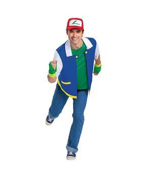 Adult's Classic Pokmon Master Ash Ketchum Costume