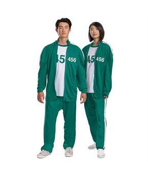 Adults Squid Game Player 456 Track Suit Costume