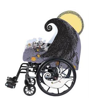 Adults Nightmare Before Christmas Wheelchair Cover Costume