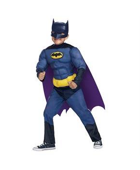 Kid's Classic Muscle Batweheels Batman Costume