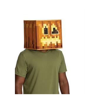 MinecraftT Anniversary Jack-O'-Lantern Block Head Mask