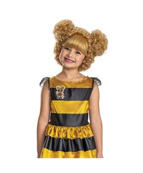 Kids L.O.L Surprise Queen Bee Wig Costume Accessory
