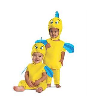 Toddler Classic Disney's Little Mermaid Animated Flounder Costume