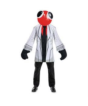 Adults Rainbow Friends Scientist Red Costume