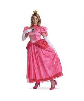 Women's Elevated Super Mario BrosT Princess Peach Costume