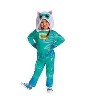 Toddler Classic SuperKitties Bitsy Hooded Jumpsuit Costume