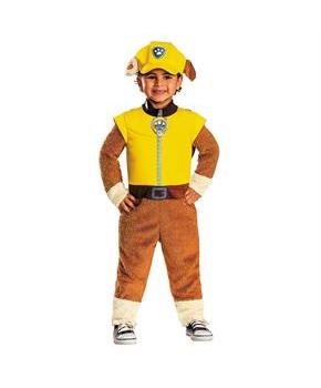 Toddler Deluxe Paw Patrol Rubble Jumpsuit Costume