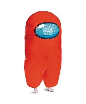 Adults Inflatable Among Us Red Imposter Costume