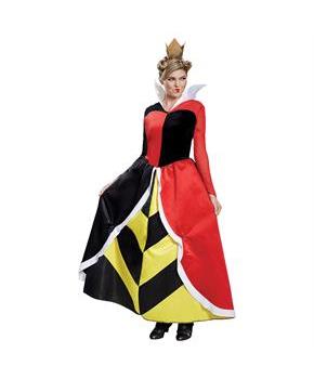 Women's Deluxe Alice in Wonderland Queen of Hearts Costume