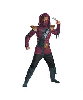 Boy's Red Fire Ninja Costume