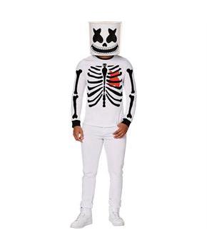 Adults Marshmello Black & White Mello Skeleton Costume