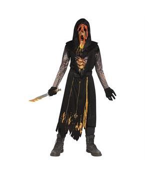 Child Scorched Ghost Face Costume - Dead by Daylight