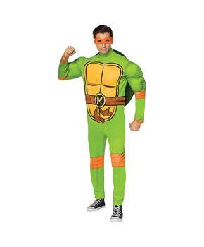Adult's Classic Teenage Mutant Nija Turtles Michelango Costume