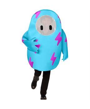 Kids Fall Guys Blue Polyester Tunic Coral Blue Costume