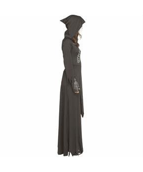 Adults Ghost Face Sparkly Skele-Stone Dress Costume