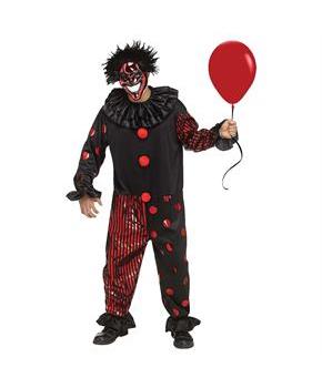 Adult's Chrome Clown Costume