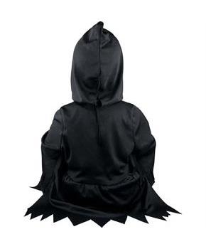 Baby Ghost Face Black Hooded Robe Costume