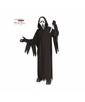 Kids Ghost Face 30th Anniversary Hooded Robe Costume