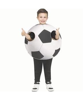 Kids Soccer Sports Ball Polyester Tunic Costume