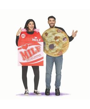 Adults Milf & Cookie Couples Halloween Costume - One Size