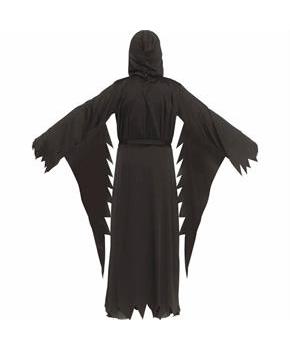 Kids Ghost Face Splatter Mask Hooded Robe Costume