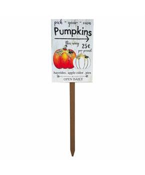 43\ Pick-Your-Own Pumpkins Harvest Yard Sign