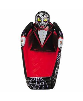 Inflatable Black, Red & White Vampire Coffin Cooler