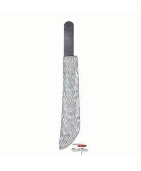 Scream™ Ghost Face Bling Machete with Rhinestones Costume Accessory, 21"