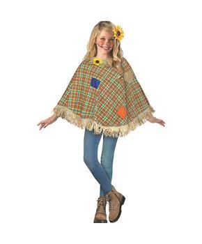 Scarecrow Sweet Child Poncho Costume
