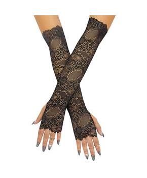 GLOVES FINGERLESS SCALLOPED LA