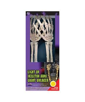 Skeleton Arms Light-Up Yard Décor, 15-Inch