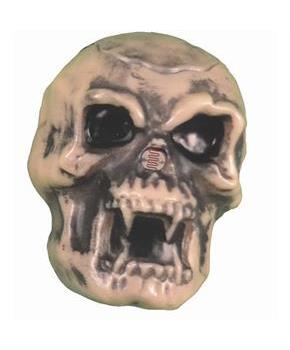 Hidden Screamers Light-Activated Scary Skull Halloween Decoration