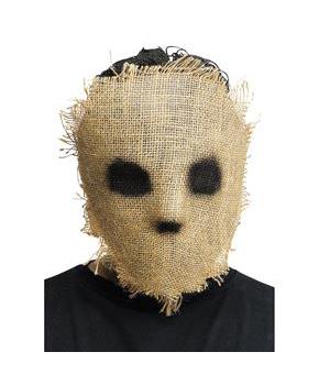 BURLAP HORROR HOCKEY MASK